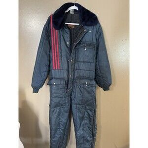 VTG WALLS "Blizzard Pruf" Blue Men's Medium Insulated Snowmobile Suit
